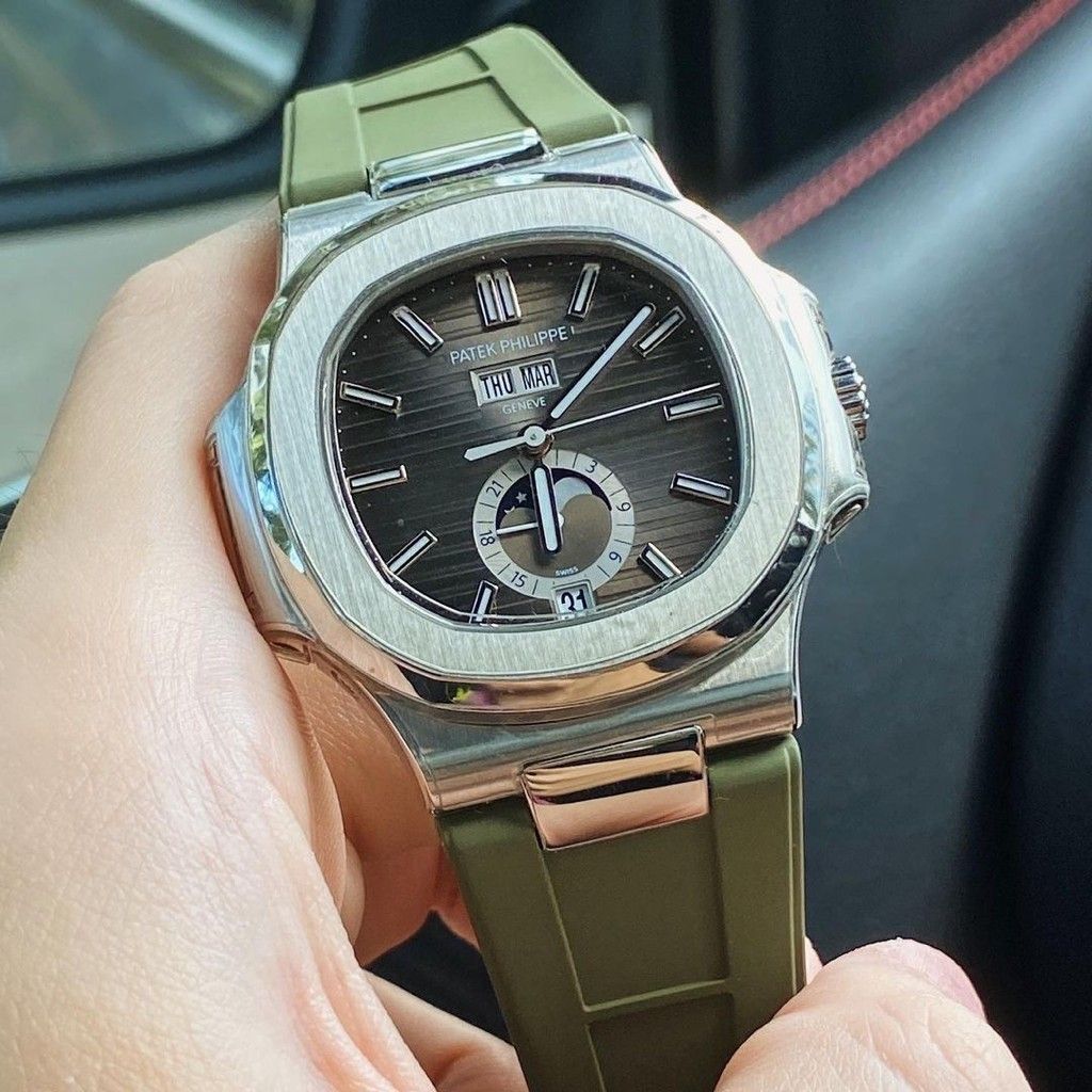 Rubber strap for patek nautilus clearance