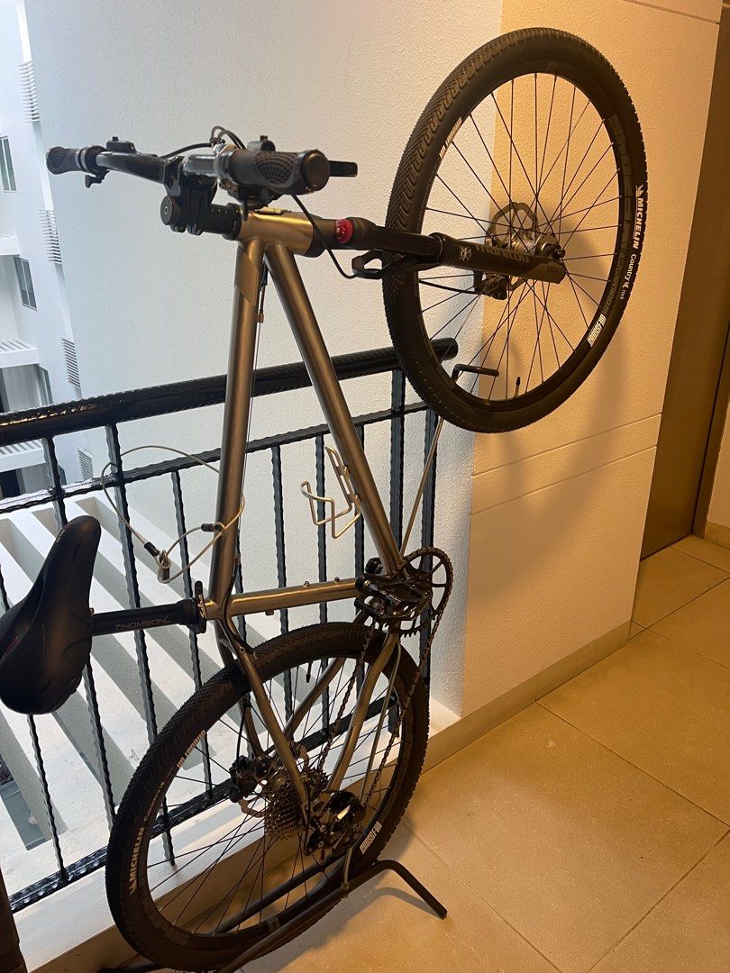 Titanium frame mtb size m 17 18 27.5 wheelset Sports Equipment Bicycles Parts Bicycles on Carousell
