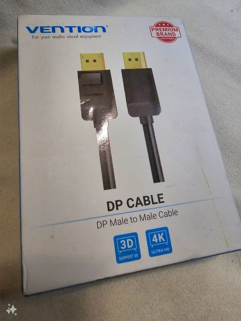 VENTION DP Cable DP 4K 3D support 線鍍金Design for high refresh rate ...