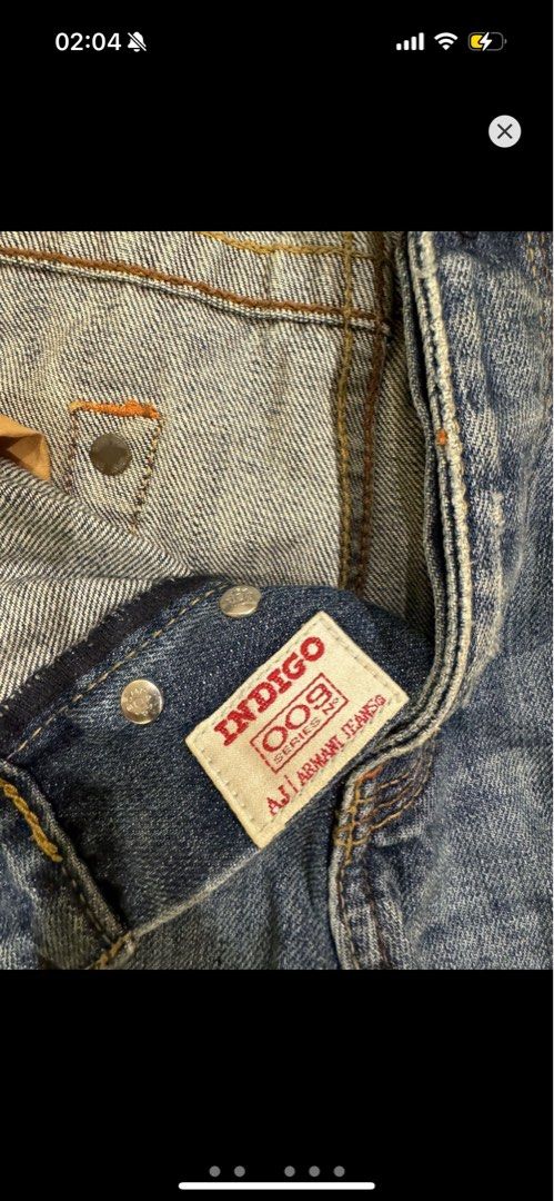 Vintage Armani Jeans 009 indigo