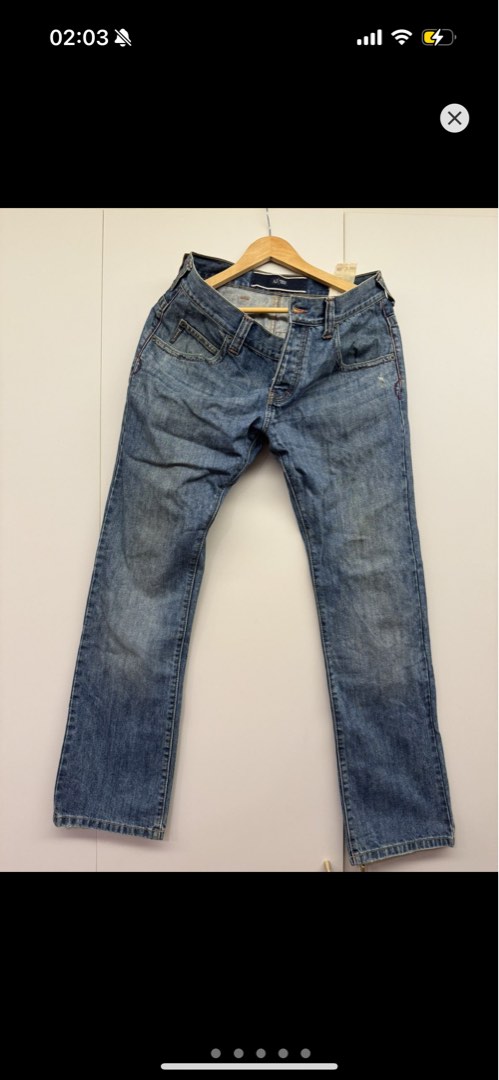 Vintage Armani Jeans 009 indigo Men s Fashion Bottoms Jeans on Carousell