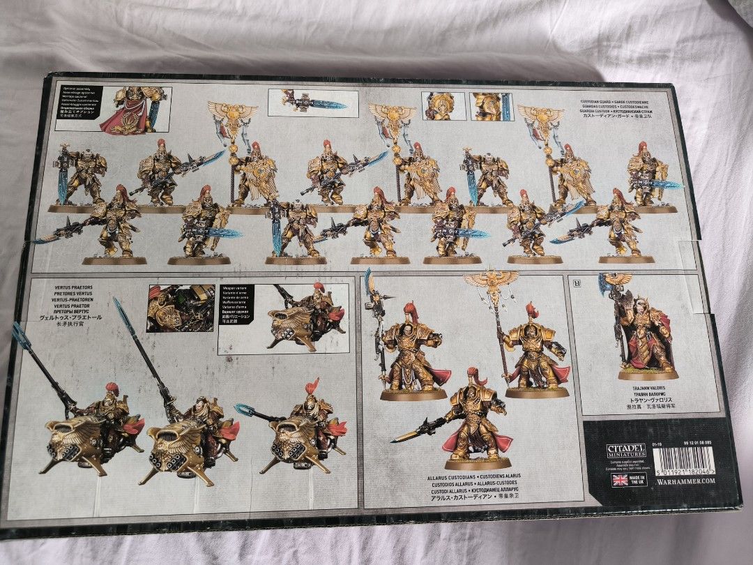Warhammer 40k Custodes Battle force Box, Hobbies & Toys, Toys & Games ...