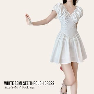 WHITE CORSET DRESS, Women's Fashion, Dresses & Sets, Dresses on Carousell