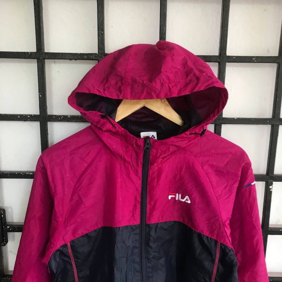 Woman fila windbreaker jacket Women s Fashion Coats Jackets and Outerwear on Carousell