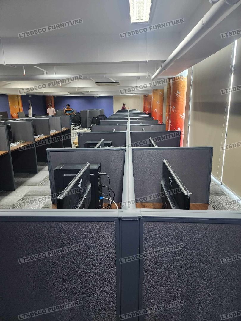 workstation bpo table office partition furnitures, Furniture & Home ...