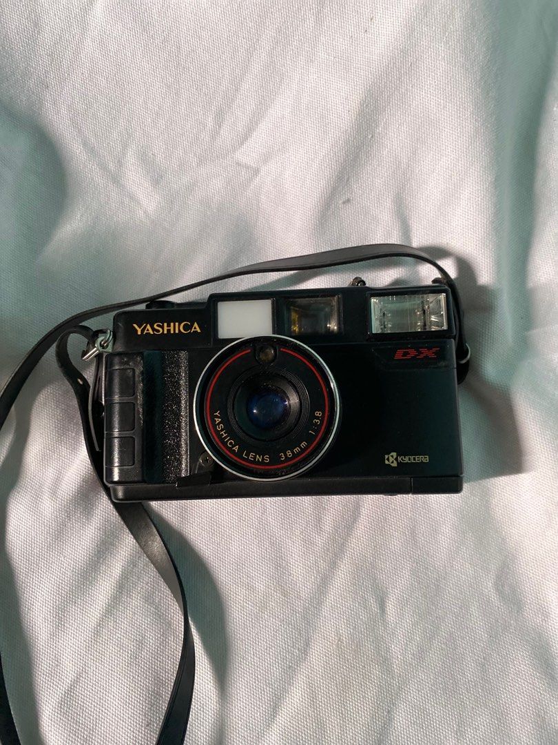 Yashica MF2 Film Camera (Category: Cameras) located in Dasmarinas. Submitted by kgpropertylistings (Listing ID 1315413446, Image 2). Description: Yashica MF-2 Film Camera - 32mm - no issue/ all are properly working - almost new, ingat na ingat po for the past decades -no battery (bring your own so that you can test) dad's gift to my mom when he was still an ofw. so first owned po siya. we have few pics taken using this cam, can send it via dm. pr