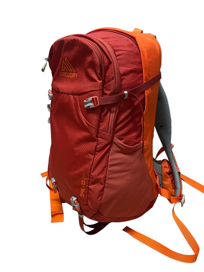 28L AUTHENTIC GREGORY SALVO 28 HIKING TRAVEL BACKPACK ORANGE