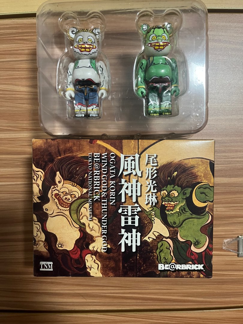 東京國立博物館尾形光琳風神雷神Bearbrick 100% OGATA KORIN