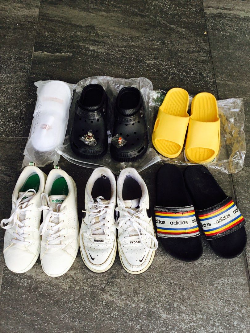 Adidas Nike Sneakers Crocs like Sliders Sandals