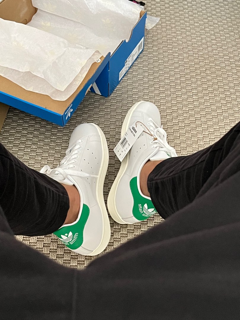 Adidas Stan Smith 80s white green Men s Fashion Footwear Sneakers on Carousell