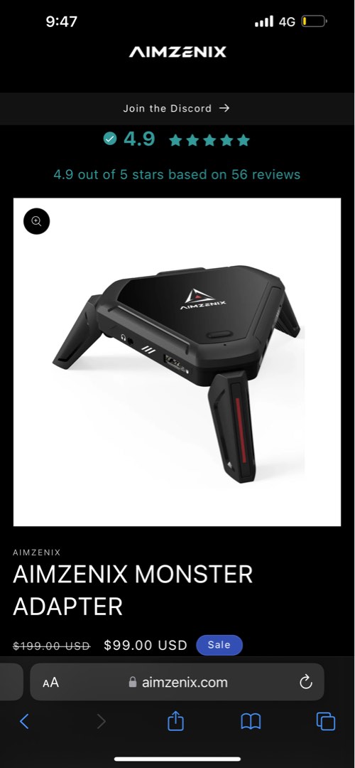 AIMZENIX MONSTER ADAPTER, Computers & Tech, Parts & Accessories 