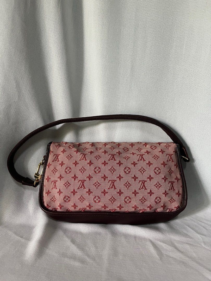 Authentic Louis Vuitton Monogram Marjorie Cerise Mini Lin (Category: Luxury Bags & Wallets) located in Trece Martires City. Submitted by imwelllovedvintage (Listing ID 1315575721, Image 2). Description: ❗️No return, no exchange unless proven fake by professional authenticators❗️ Authentic Louis Vuitton (LV) Mini Lin •pipings need replacement but not that noticeable •no tears on canvas •faded hardware •needs bag spa lang but still usable as is •fr