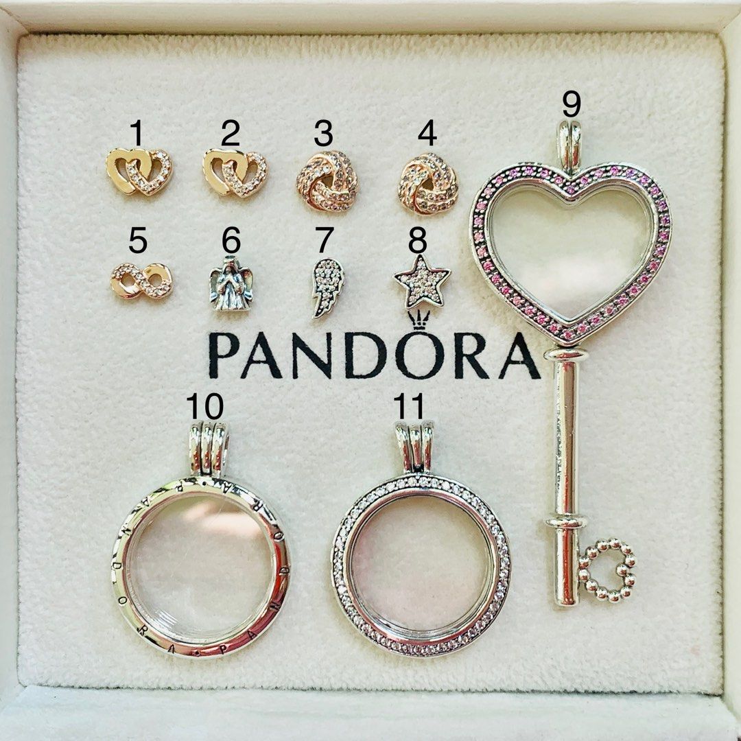 Authentic Pandora Petite Charms and Floating Lockets Petite Charms are not for Moments Bracelets Bangle