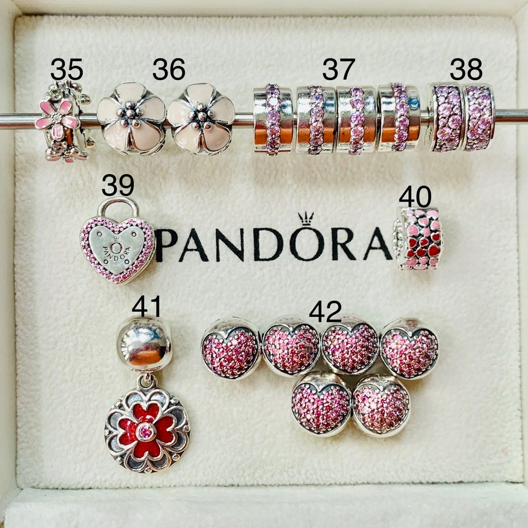 Authentic Pandora Stoppers and Clip Charms