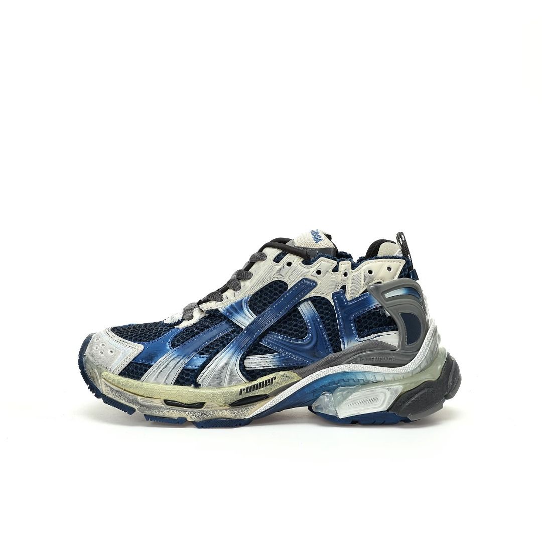 Dark blue balenciaga shoes on sale