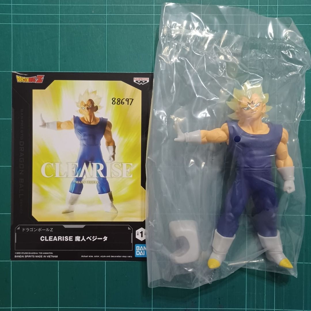 Banpresto Dragon Ball Z - Figura Majin Vegeta Clearise - PVC Da Collezione - Licenza Ufficiale