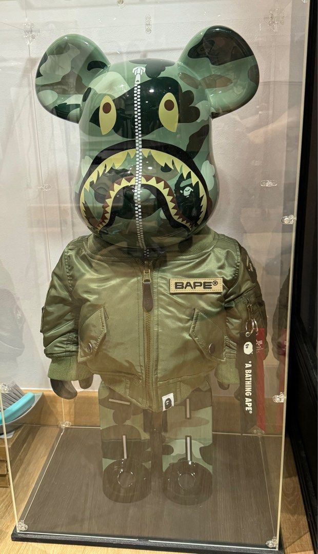 BEARBRICK A BATHING APE よぎり × READYMADE1000%