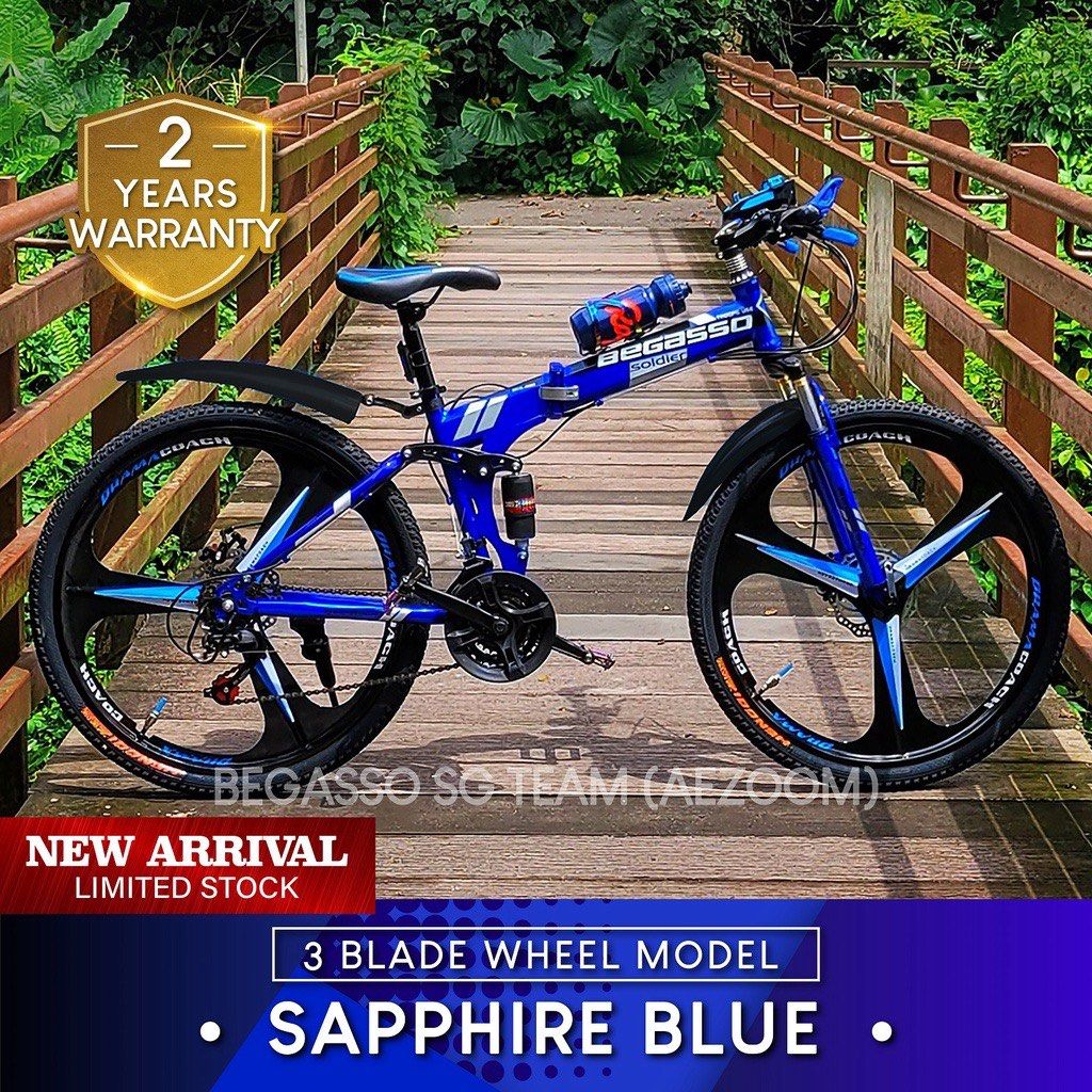 Begasso SHIMANO GEAR Foldable Mountain Bike