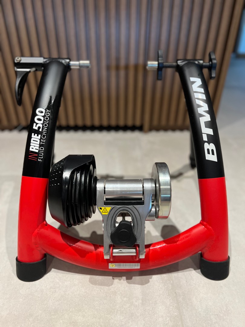 Btwin cycle trainer best sale