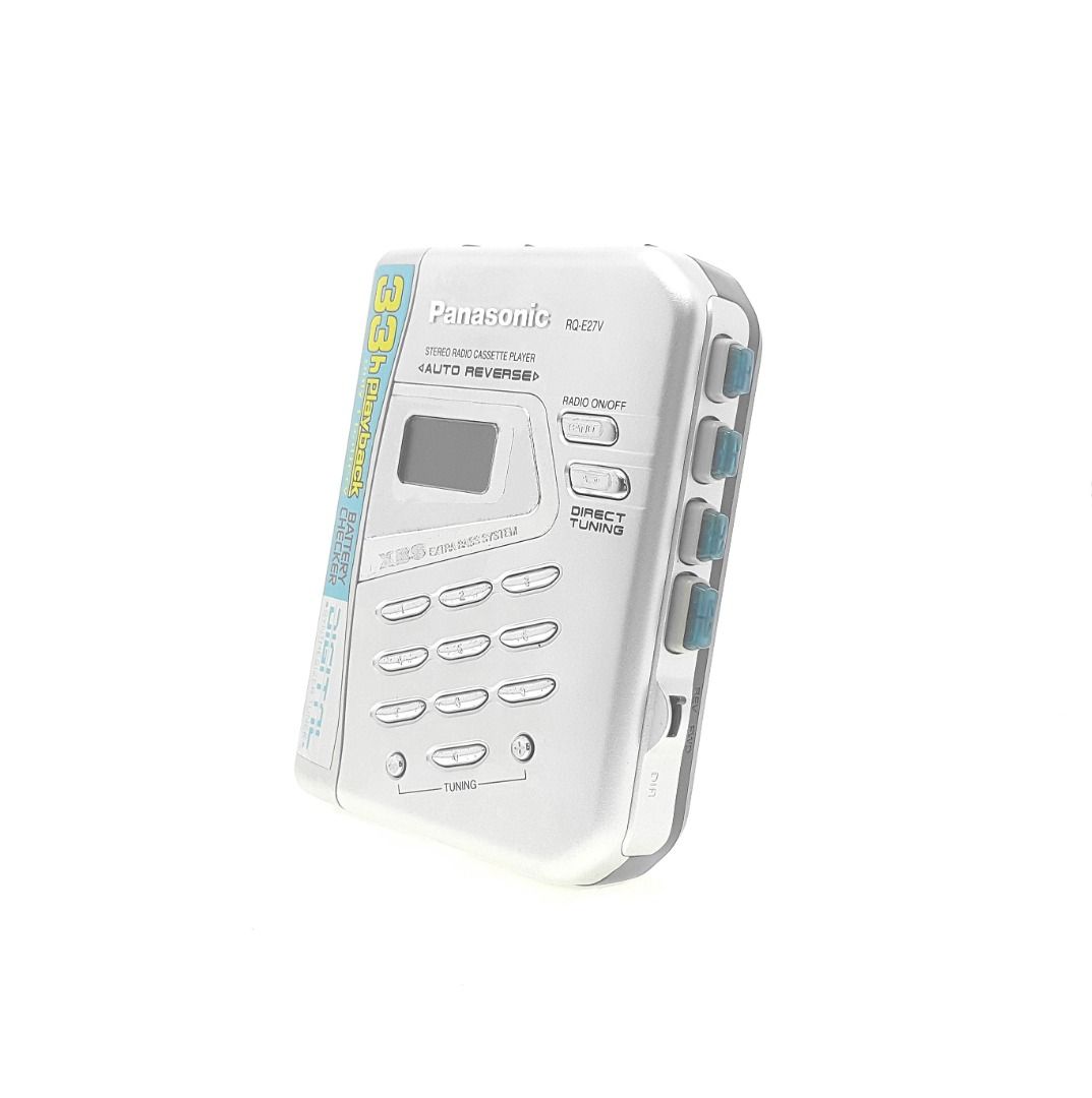 Panasonic Model : RQ-E27V,Stéréo Radio Cassette Player Made in TAIWAN , Tested
