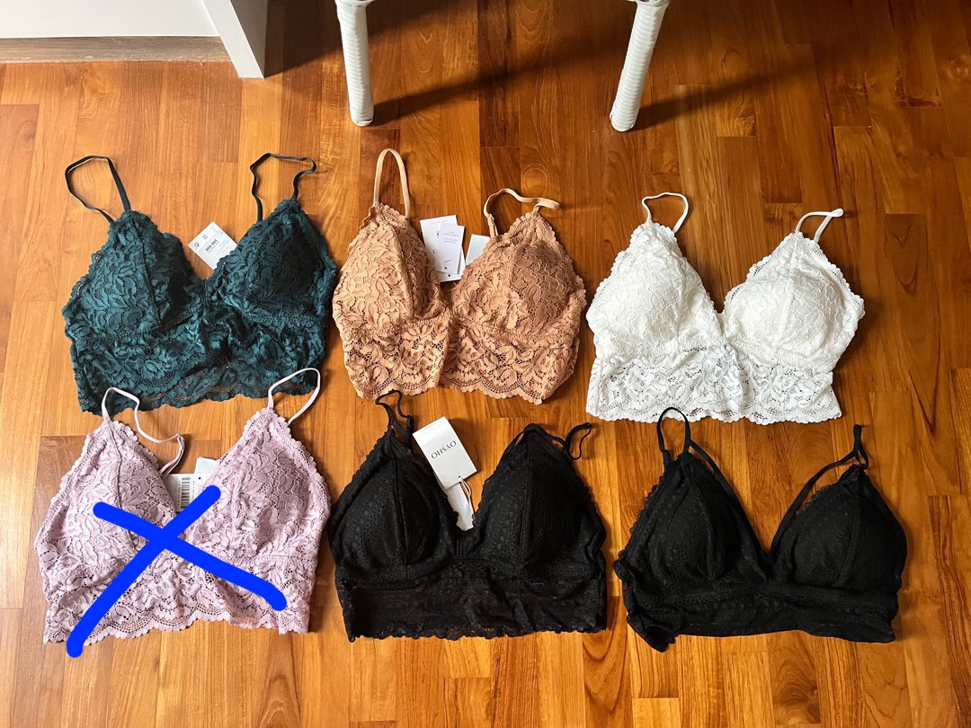 Crop Top Top Encaje Oysho Blusa Blanca De Encaje Oysho De Segunda