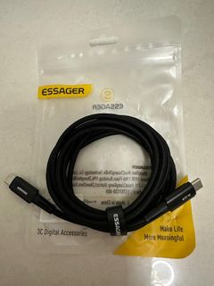 C-to-C Data Cable, 60W, 2-Meter Fast Charging Cable