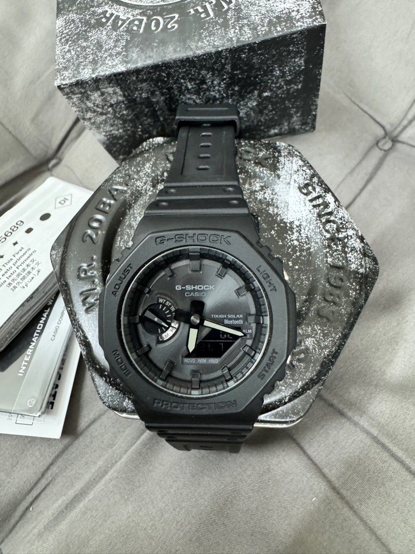 Casio G Shock GA B2100 1A1DR Tough Solar Black OPS