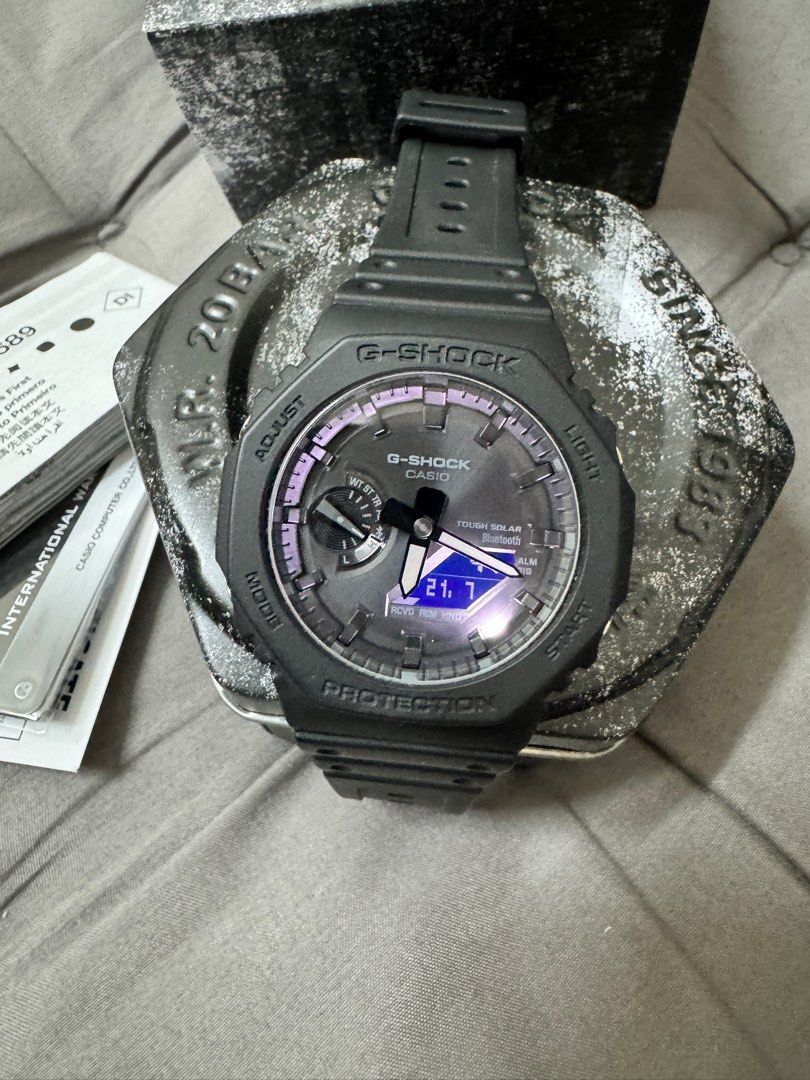 Casio G Shock GA B2100 1A1DR Tough Solar Black OPS