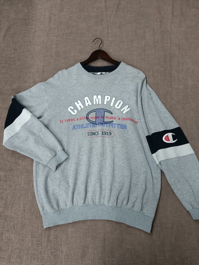 2 tone champion sweatshirt top