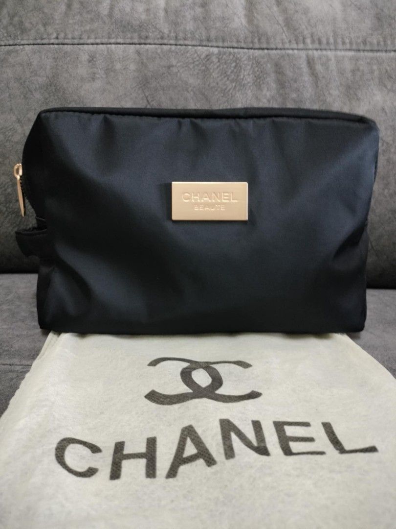 Chanel Beaute Cosmetic Pouch Clutch bag
