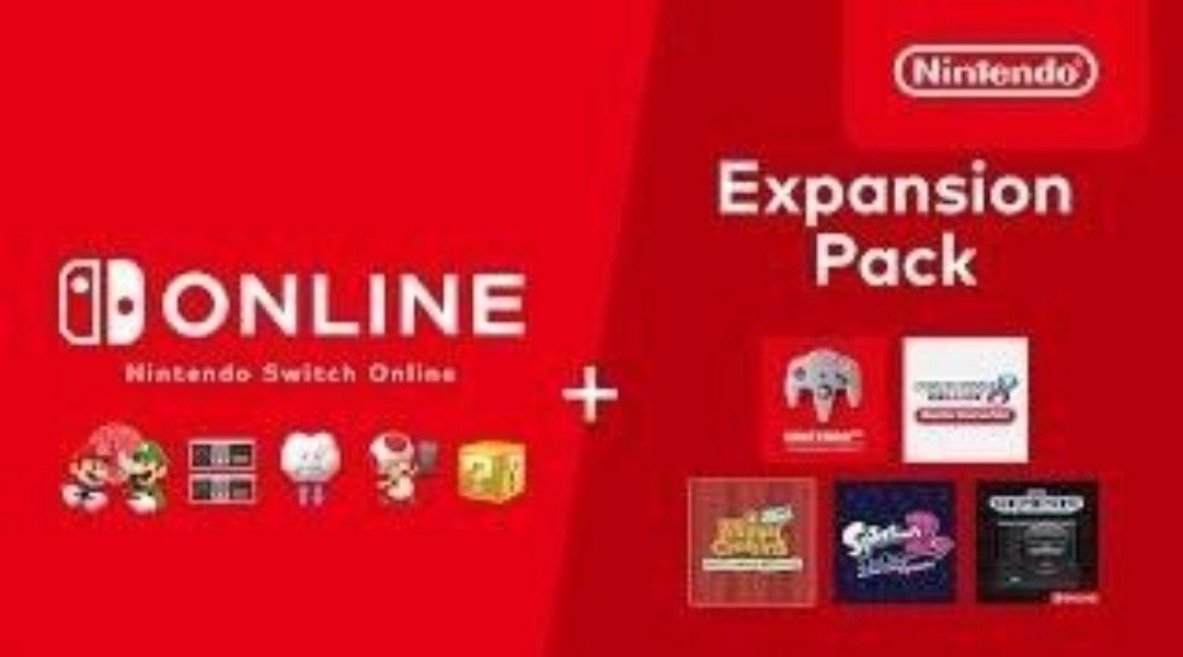 Online Expansion Pack Nintendo Switch Online Year Closed* Nintendo