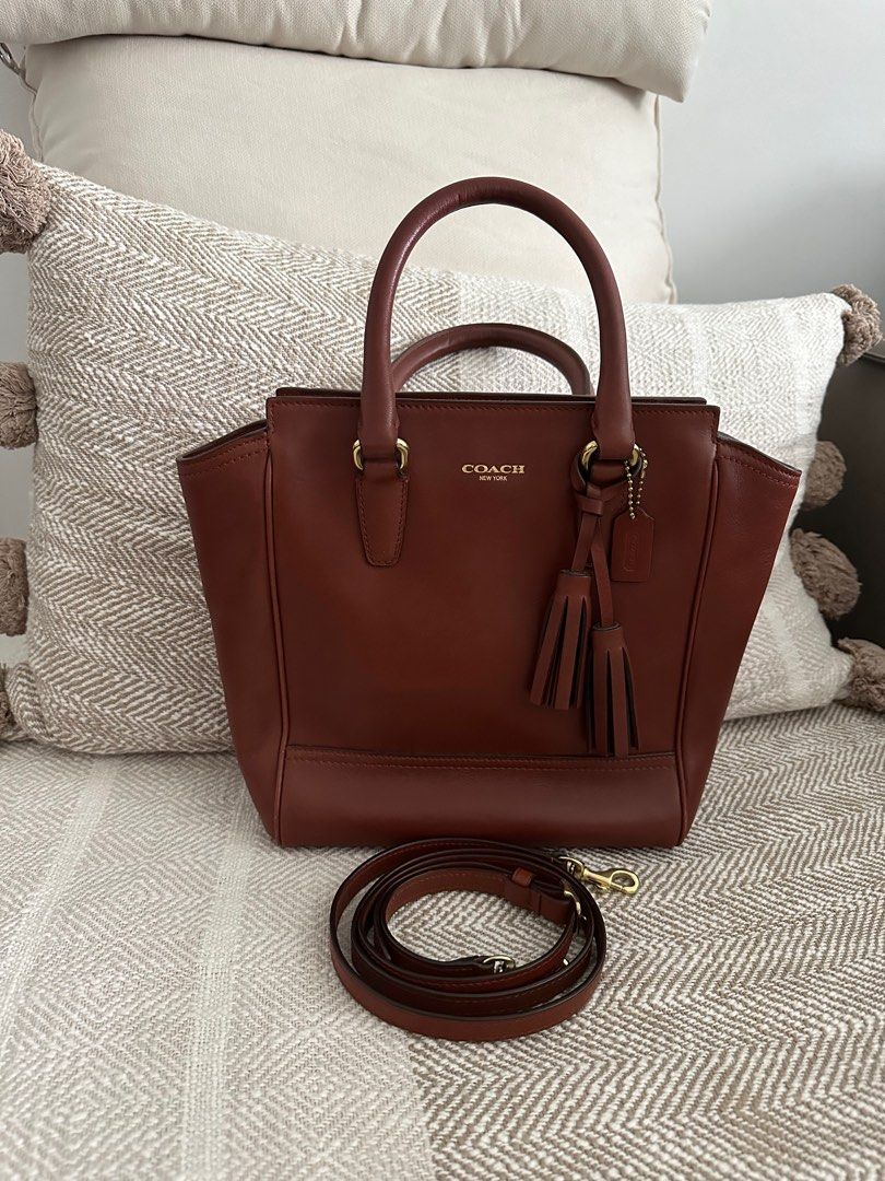 Authentic Coach Legacy Mini Tanner Cross Body in Brown