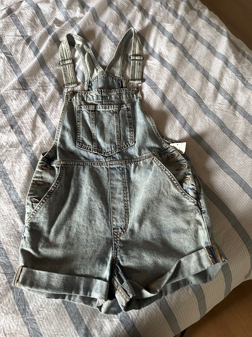 Denim H and M jumpsuit Women s Fashion Dresses Sets Jumpsuits on Carousell