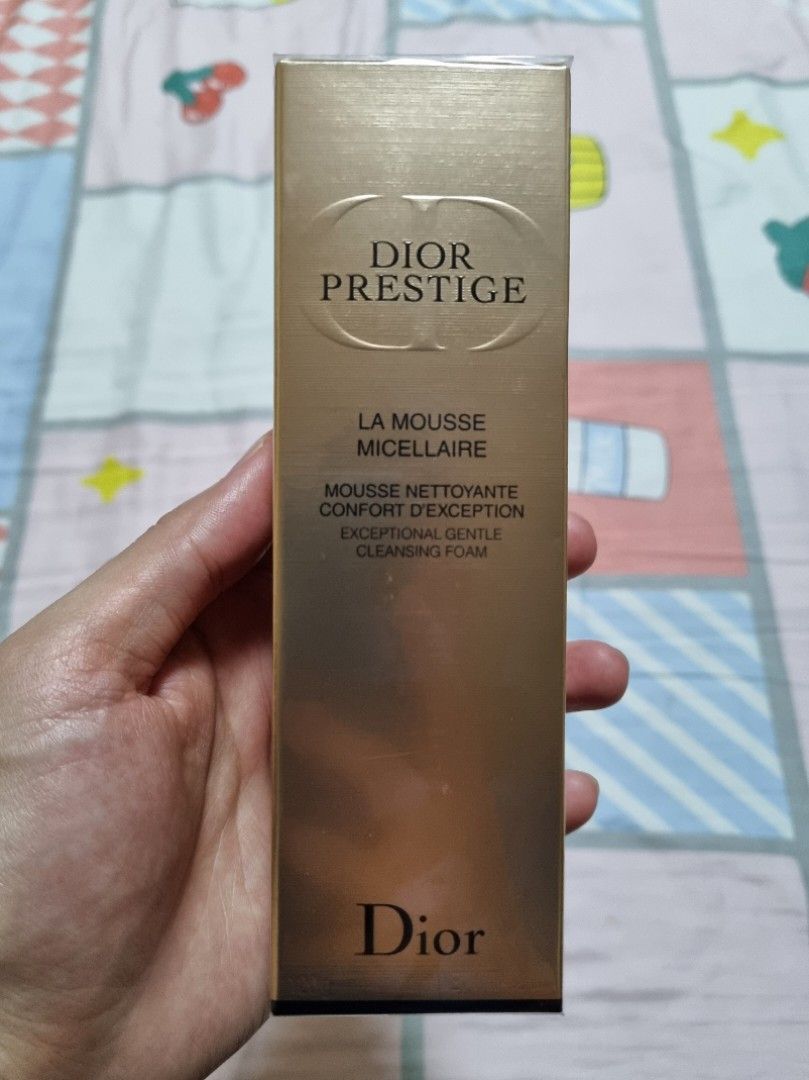 Dior Prestige La Mousse Micellaire Exceptional Gentle Cleansing Foam 120g Beauty Personal Care Face Face Care on Carousell