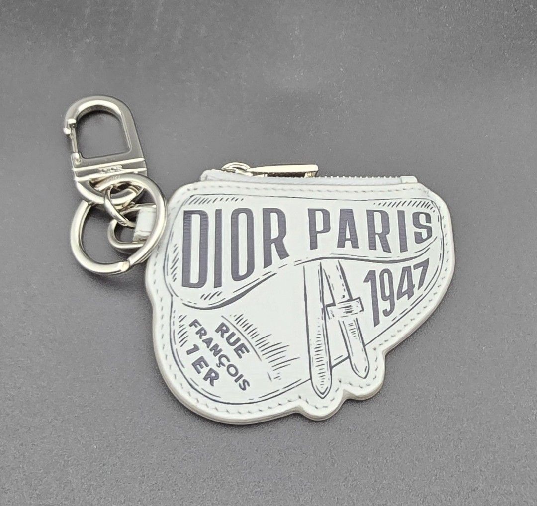 Dior saddle keychain online