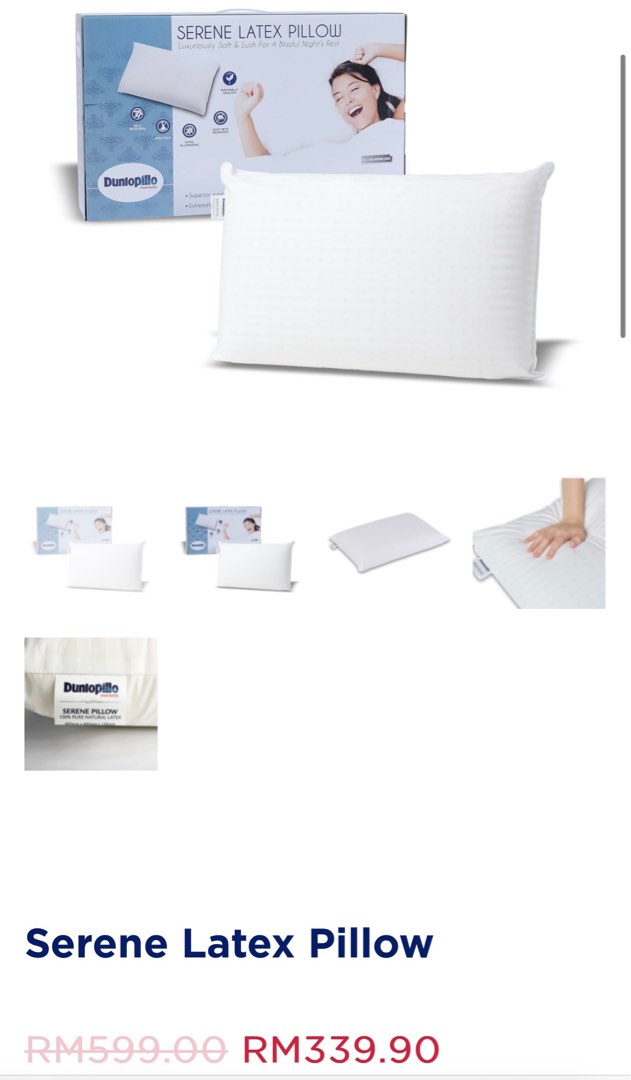 Dunlopillo Serene Latex Pillow