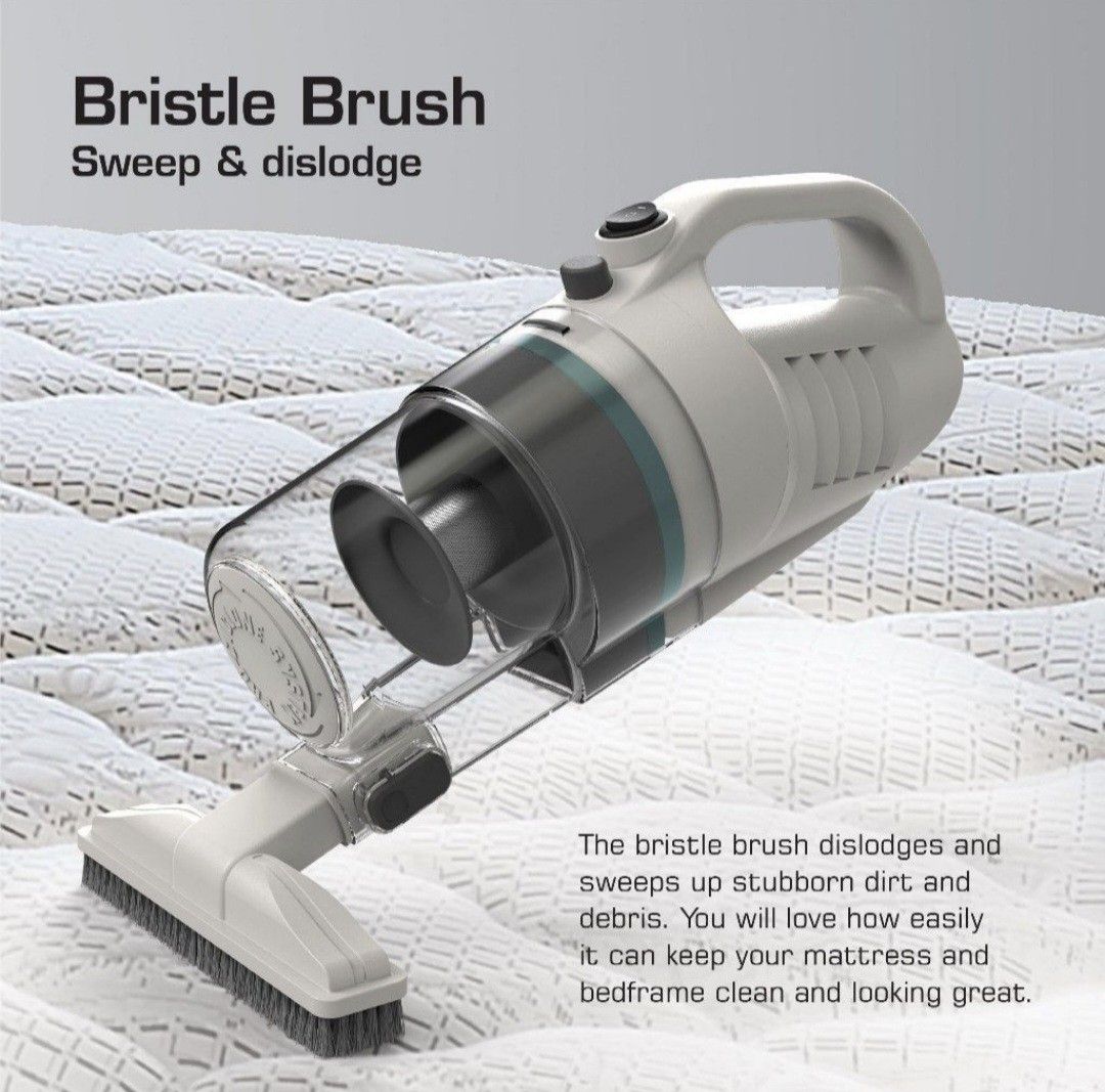 Eluxgo Cordfree Bed Cleaner TV Home Appliances Vacuum Cleaner Housekeeping on Carousell
