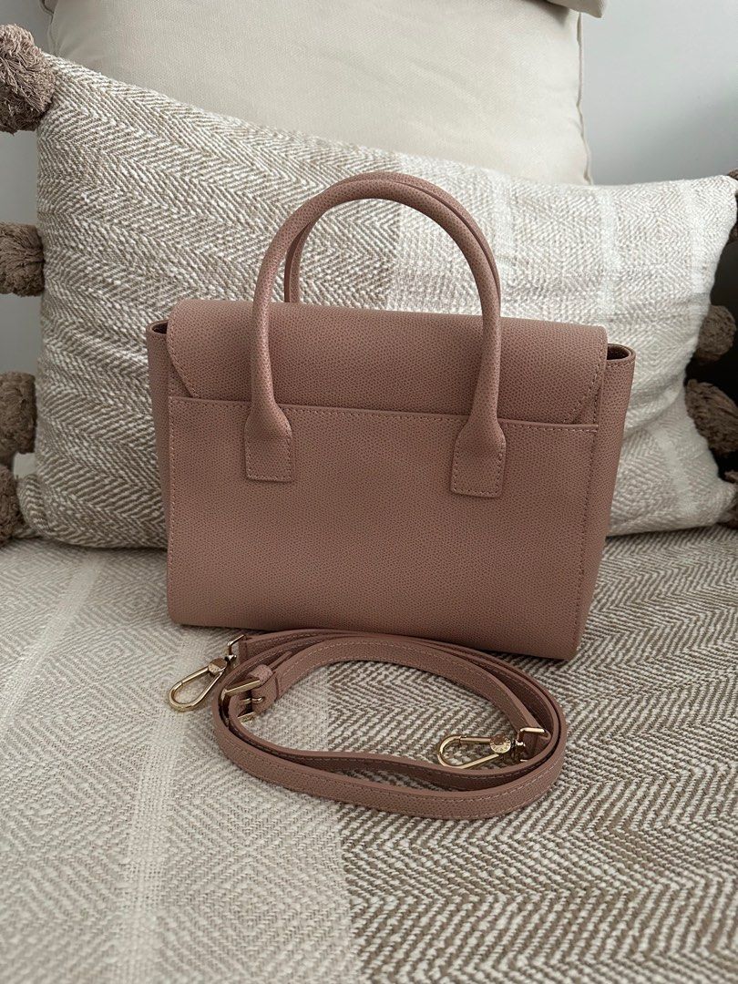 Authentic Furla Metropolis Small Satchel in Moonstone Women s Fashion Bags Wallets Cross body Bags on Carousell