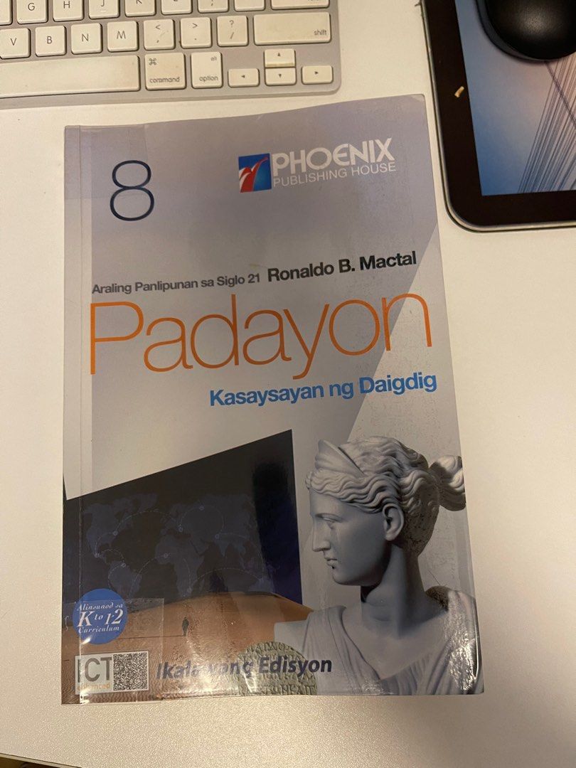 Grade 8 - Padayon Kasaysayan ng Daigdig (Category: Textbooks) located in Paranaque City. Submitted by AnZStorecellent (Listing ID 1315656137, Image 1). Description: Grade 8 - Padayon Kasaysayan ng Daigdig Copyright 2020 - with plastic cover - 2 pages with highlights, the rest is no writing no other highlights - with stain as seen in the last photo.