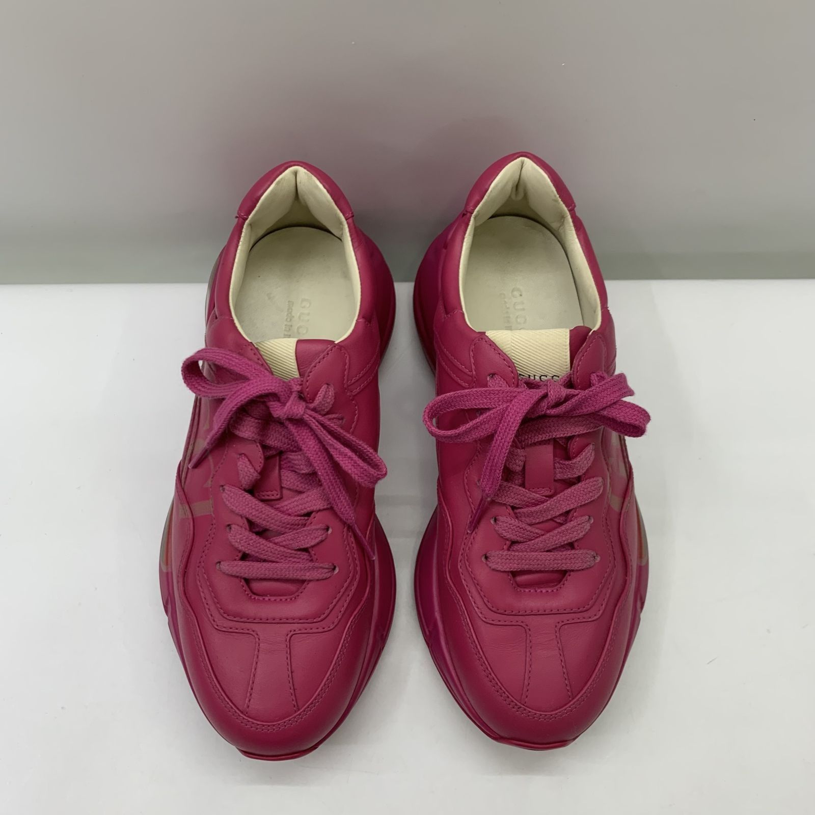 GUCCI 528892 HOT PINK RHYTON SNEAKERS 247034271 B
