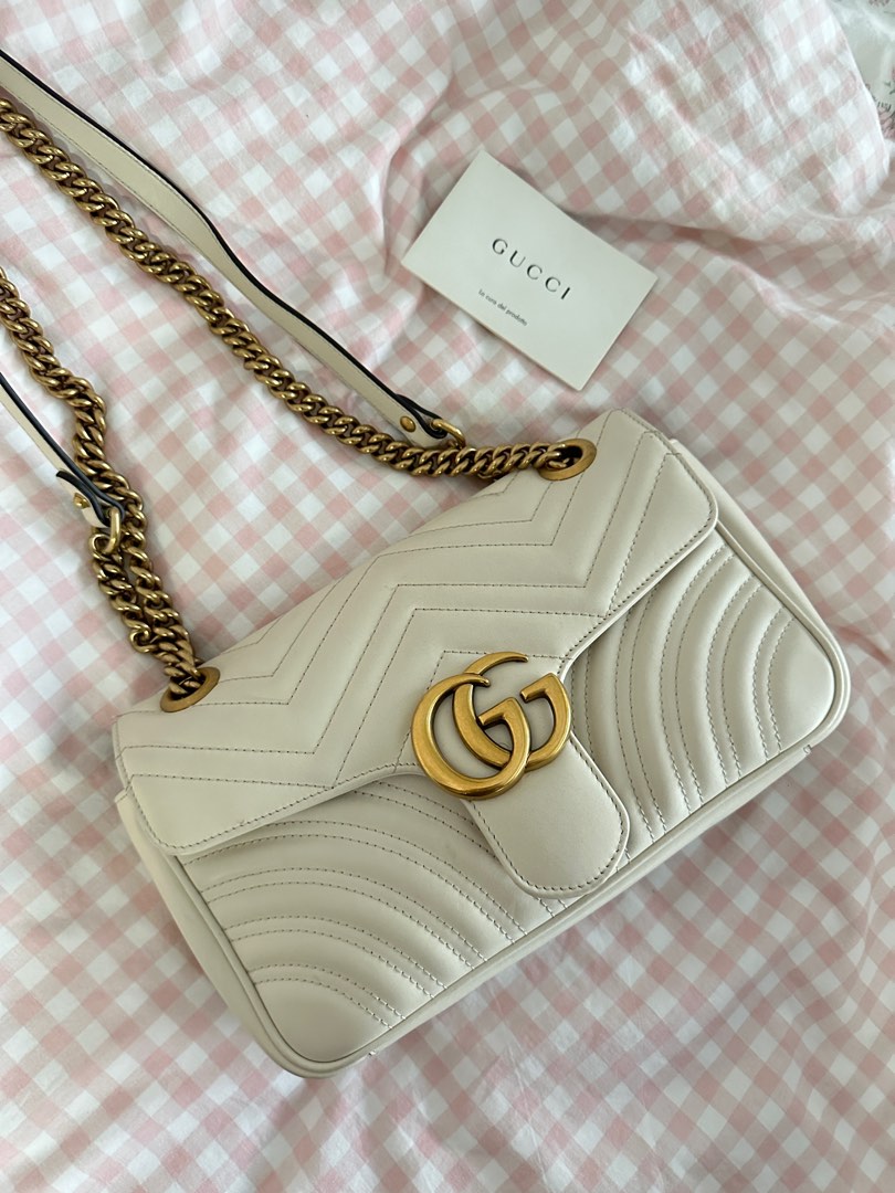 Gucci Marmont Small White