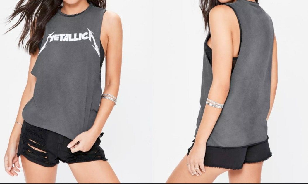 H M Metallica tank top