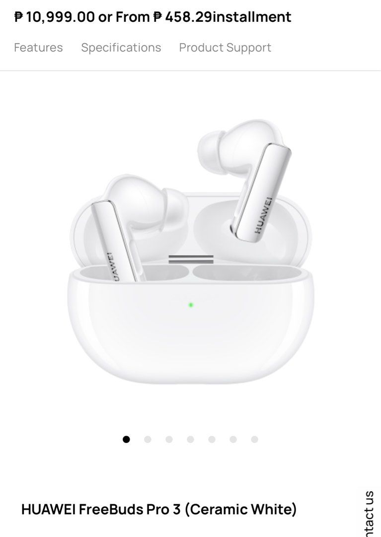 Huawei FreeBuds Pro 3 (Category: Earphones) located in Quezon City. Submitted by mitsiandres (Listing ID 1315497459, Image 3). Description: SRP 10,999.