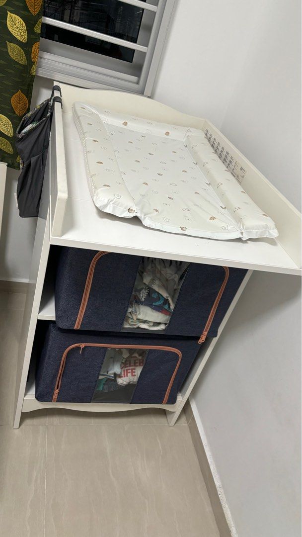 IKEA Changing Table Babies Kids Baby Nursery Kids Furniture Changing Tables Stations on Carousell