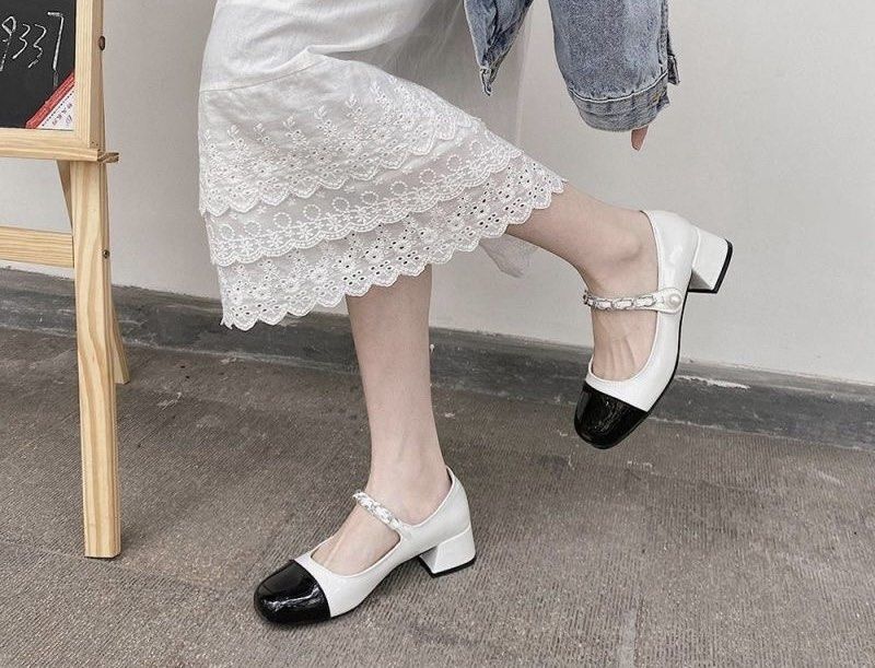 Korean Ulzzang Fashion Mary Janes Heels