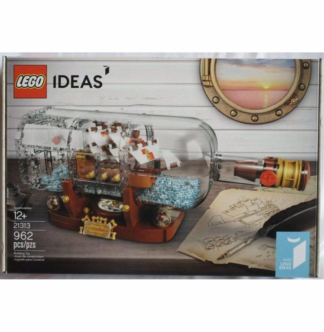 LEGO Ideas Ship in a Bottle 21313 Hobbies Toys Toys Games on Carousell