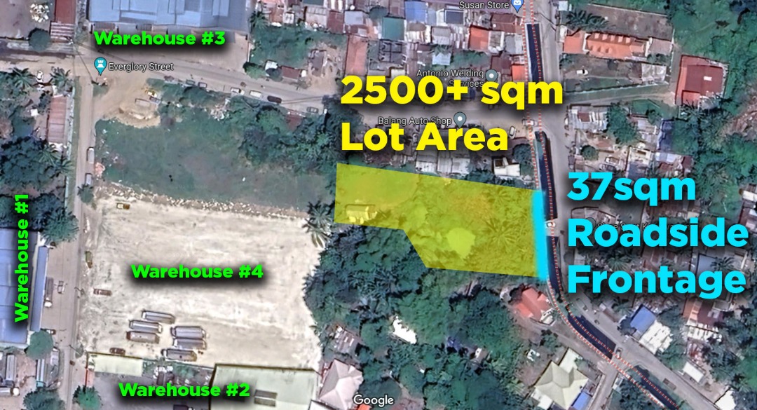 LOT FOR SALE 2,500+ sqm Titled Warehouse/Commercial, near Bulua ...