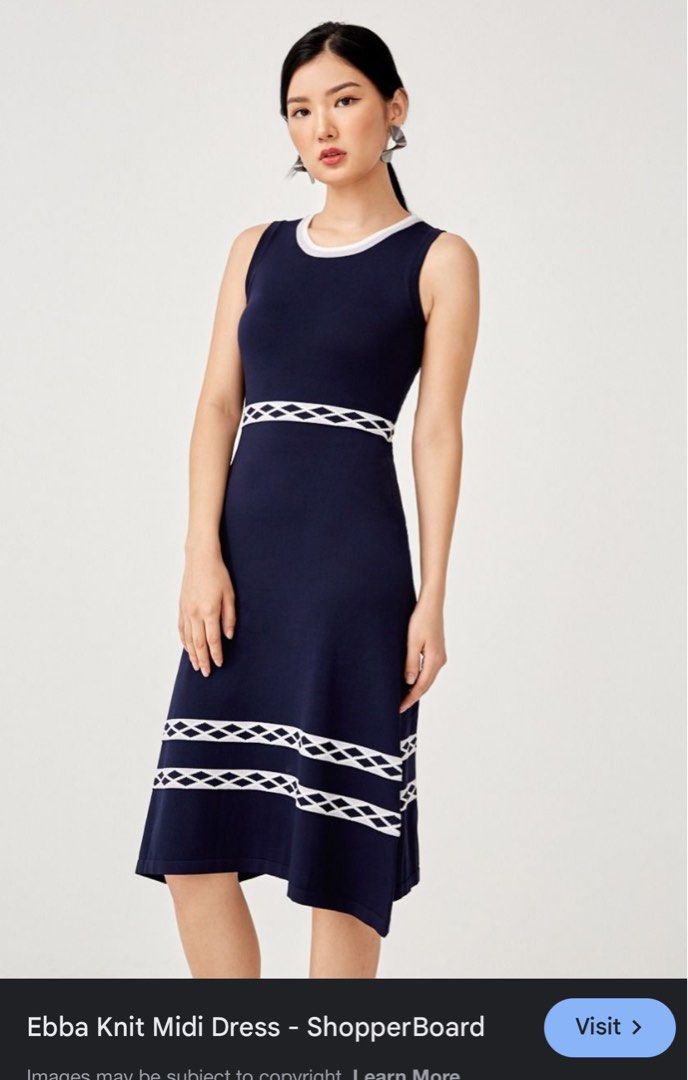 Love bonito ebba knit midi dress, Women's Fashion, Dresses & Sets, Dresses  on Carousell