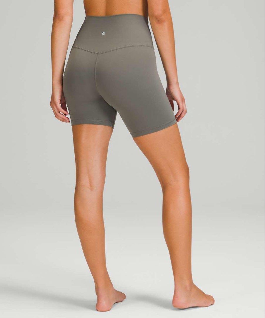 Lululemon Align Shorts 6 Grey Sage Size US8 Women s Fashion Activewear on Carousell