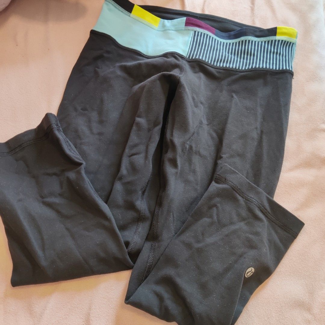 Lululemon black crop leggings shop